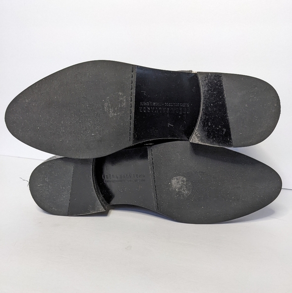 Freda Salvador Snake-Printed Skin Italian Leather Chelsea Boots Bootie Size 7 - Picture 13 of 14